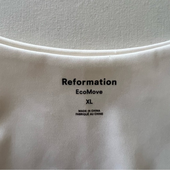 Reformation Bella EcoMove Active Dress in White - Picture 8 of 16
